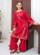 iShopping - Ahlam Crimson Reverie Cotton Suit 2-Piece