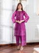 iShopping - Ahlam Elegant Maroon Printed Lawn Kurta 1-piece