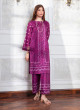 iShopping - Ahlam Elegant Maroon Printed Lawn Co-ord Set 2-piece