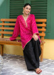 iShopping - Ahlam Fuschia Dreams Jackard Suit 2-Piece