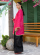 iShopping - Ahlam Fuschia Dreams Jackard Suit 2-Piece