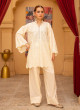 iShopping - Ahlam Ivory Ethereal Embroidered Bana Dora Pret 2-piece