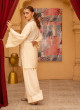 iShopping - Ahlam Ivory Ethereal Embroidered Bana Dora Pret 2-piece