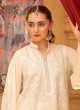 iShopping - Ahlam Ivory Ethereal Embroidered Bana Dora Pret 2-piece