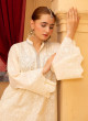 iShopping - Ahlam Ivory Ethereal Embroidered Bana Dora Pret 2-piece