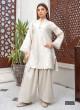 iShopping - Ahlam Ivory Lace Cotton Suit 2-Piece