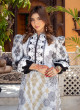 iShopping - Ahlam Ivory Lattice Printed 2-Piece lawn