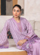 iShopping - Ahlam Lavender Classic Embroidered Jacquard Banarsi 2 Piece Suit