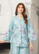 iShopping - Ahlam Light Blue Graceful Tunic Printed Lawn Co-ord Set 2-piece