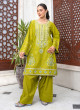 iShopping - Ahlam Lime Zeal Cotton Suit 2-Piece