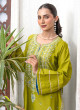iShopping - Ahlam Lime Zeal Cotton Suit 2-Piece