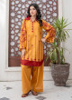 iShopping - Ahlam Marigold Heart Cotton Suit 2-Piece