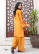 iShopping - Ahlam Marigold Heart Cotton Suit 2-Piece