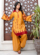 iShopping - Ahlam Marigold Heart Cotton Suit 2-Piece