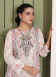 iShopping - Ahlam Maroon Grace Printed Lawn Kurta 1-piece