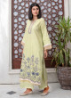iShopping - Ahlam Mint Lotus Cotton Suit 2-Piece
