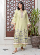 iShopping - Ahlam Mint Lotus Cotton Suit 2-Piece