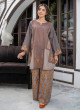 iShopping - Ahlam Mosaic Grey Printed Lawn Kurta Set 2-piece