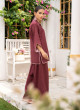 iShopping - Ahlam Mulberry Merlot Cotton Set 2-piece