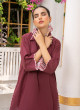 iShopping - Ahlam Mulberry Merlot Cotton Set 2-piece