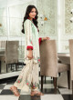 iShopping - Ahlam Olive Green & Skin Tone Printed Lawn Kurta 1-piece