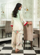 iShopping - Ahlam Olive Green & Skin Tone Printed Lawn Kurta 1-piece