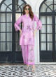 iShopping - Ahlam Rose Pink Elegant Printed Lawn Kurta 1-piece