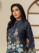 iShopping - Ahlam Royal Blue Elegant Tunic Printed Lawn Kurta 1-piece