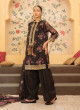 iShopping - Ahlam Rozari Embroidered Printed Silk Suit 3-piece