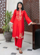 iShopping - Ahlam Ruby Blossom Cotton Suit 2-Piece