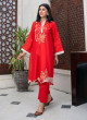 iShopping - Ahlam Ruby Blossom Cotton Suit 2-Piece