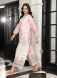 iShopping - Ahlam Soft Baby Pink Elegant Printed Lawn Co-ord Set 2-piece
