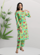 iShopping - Ahlam Soft Cambric Stitched Seafoam CO-ORD Set