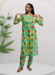 iShopping - Ahlam Soft Cambric Stitched Seafoam CO-ORD Set