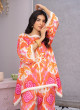 iShopping - Ahlam Sunset Tapestry Printed Linen kurta Set 2-piece