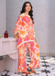 iShopping - Ahlam Sunset Tapestry Printed Linen kurta Set 2-piece