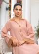 iShopping - Ahlam Taupe Blushy Cotton CO-ORD Set