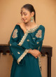 iShopping - Ahlam Teal Drape Embroidered Bana Dora Pret 2-piece