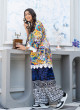 iShopping - Ahlam Urban Mosaic Printed Lawn Kurta 1-piece