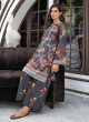 iShopping - Ahlam Velvet Poppy Printed Lawn Kurta Set 2-piece