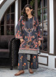 iShopping - Ahlam Velvet Poppy Printed Lawn Kurta 1-piece