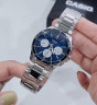 iShopping - Casio Analog Navy Blue Dial Stainless Steel Watch For Men (MTP-1374D-2A3)