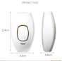 iShopping - 990000 Flash Professional Permanent IPL epilator Laser Hair Removal Electric Women Painless Threading Hair Remover Machine with Sunglasses and Razor - White