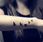 iShopping - G-Mart Fly Birds Temporary Tattoo Sticker 