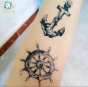 iShopping - Ferozi Traders Anchor Rudder Body Art Temporary Tattoo Sticker