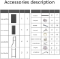 iShopping - AGM 3 Tier Bathroom Shelve White