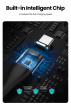 iShopping - UGREEN Magnetic 3A Dual Socket Type-C + Micro Fast Charging Cable 1M Black