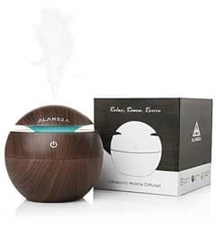 iShopping - Ferozi Traders Essential Oil Aroma Diffuser Dark Brown 40ML