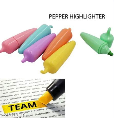 iShopping - Muzamil Store Pack of 6 Hi-Lighter - Multicolor