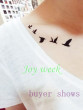 iShopping - M-Mart Fly Birds Temporary Tattoo Sticker